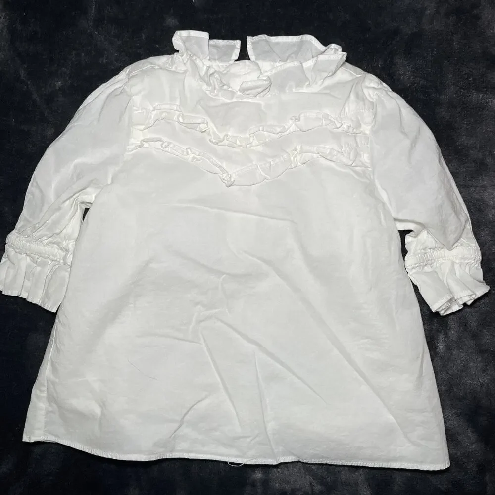 Lot Of 4 Janie And Jack Girls Clothing Sizes 4, 5, 6 Rose Tops Dress Pants Event